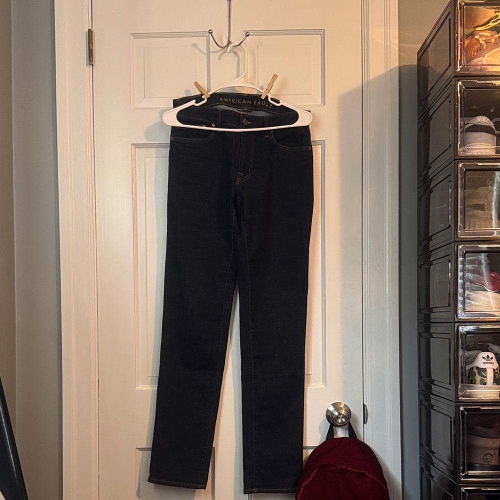 American Eagle Dark Blue Denim Skinny Jeans